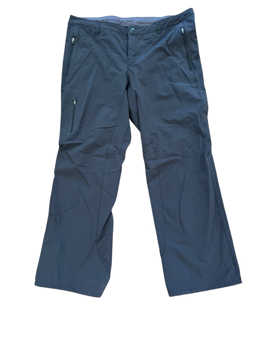 REI Pants Mens 36x29 Gray Nylon Cargo Outdoors Hiking Adventure Adjustable Hem